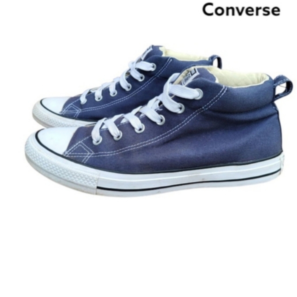 Converse All Star Chuck Taylor Blue Athletic Tennis Shoe Sneaker Men 9 W…
